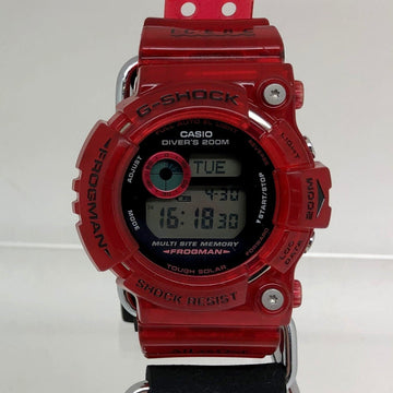 CASIOG-SHOCK  Watch GW-203K-4 FROGMAN Irukuji 2003 Dolphin Whale CANDY RED Tough Solar Digital Mikunigaoka Store IT0TY4AQ8M80