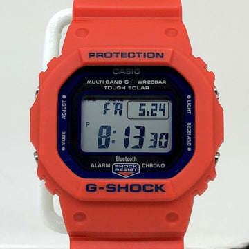 CASIOG-SHOCK  Watch GW-B5600FB-4JR Kobe City Fire Department Rescue Team 50th Anniversary Collaboration Double Name Orange Yellow Speed Digital Radio Solar Collection Men's Mikunigaoka Store IT6YJM1KRIUO