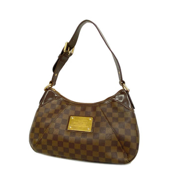 LOUIS VUITTON Shoulder Bag Damier Thames PM N48180 Ebene Ladies