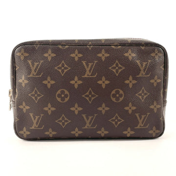 LOUIS VUITTON True Toilette 23 M47524 Pouch Monogram Canvas Brown Unisex