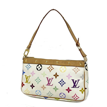 LOUIS VUITTON Pouch Monogram Multicolor Pochette Accessory M92649 Bronze Ladies