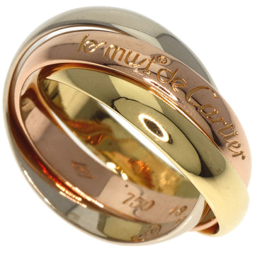 CARTIER Trinity #48 Ring K18 Yellow Gold/K18WG/K18PG Women's