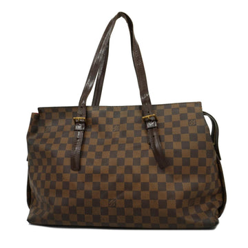 LOUIS VUITTON Shoulder Bag Damier Chelsea N51119 Ebene Ladies