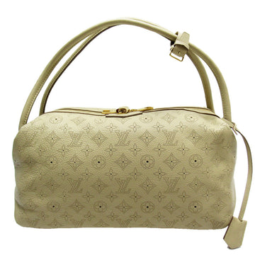 LOUIS VUITTON Shoulder Bag Monogram Mahina Galatea MM Beige Women's w0244g