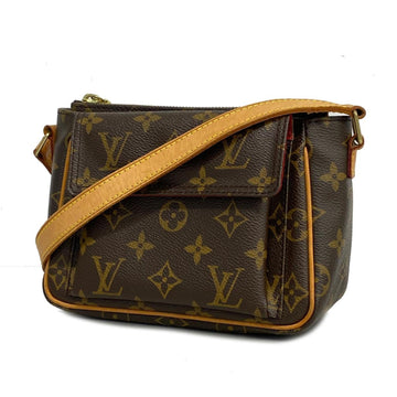 LOUIS VUITTON Shoulder Bag Monogram Vivacite PM M51165 Brown Women's