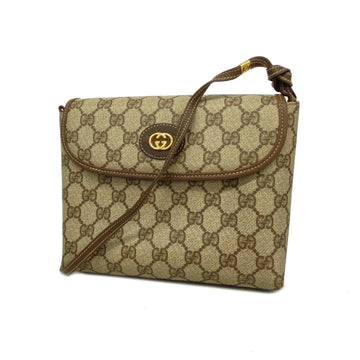 GUCCI Shoulder Bag GG Supreme 007 115 6087 Brown Women's