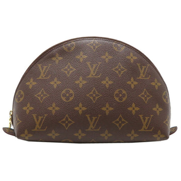 LOUIS VUITTON Tourouse Demi Ronde Women's Pouch M47520 Monogram Ebene [Brown]