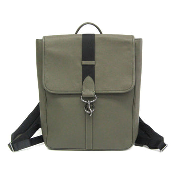 COACH Brain CJ577 Men's Leather Backpack Khaki