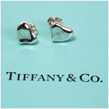 TIFFANY & Co. Full Heart Earrings, Silver 925,  Ladies, Post Style