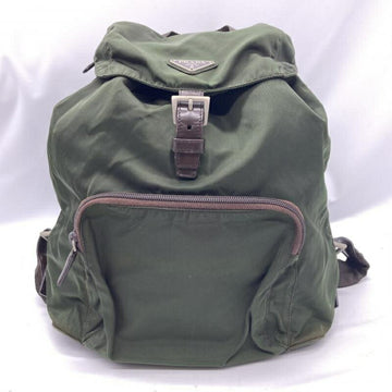 PRADA Nylon Backpack Khaki