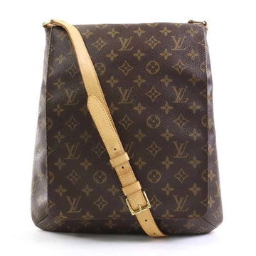 LOUIS VUITTON Shoulder Bag Monogram Musette Canvas Brown Women's M51256 e58605a