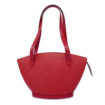 LOUIS VUITTON Shoulder Bag Epi Saint Jacques Poigner Long M52337 Castilian Red Women's