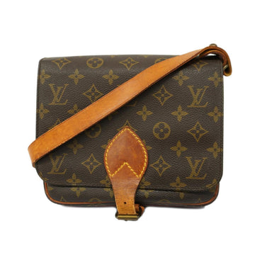 LOUIS VUITTON Shoulder Bag Monogram Cartesier MM M51253 Brown Women's