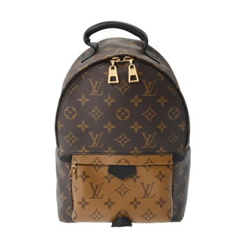 LOUIS VUITTON Monogram Reverse Palm Springs PM Brown M43116 Women's Canvas Backpack/Daypack