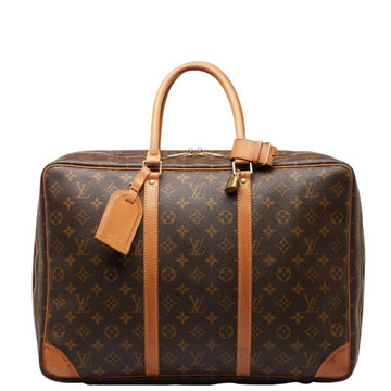 LOUIS VUITTON Monogram Sirius 45 Travel Bag Boston M41408 Brown PVC Leather Women's