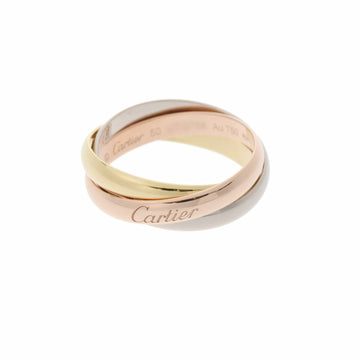 CARTIER Trinity Current Model #50 Gold No. 10 Women's K18YG/WG/PG Ring