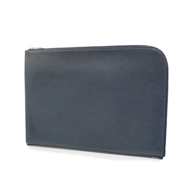 LOUIS VUITTON Clutch Bag Epi Pochette Jour GM M64154 Blue Marine Men's