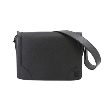 LOUIS VUITTON Taiga New Flap Shoulder Bag Noir M30807 RFID bag