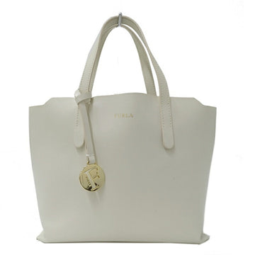 FURLA Women's Bag, Sally S, Handbag, Leather, White
