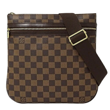 LOUIS VUITTON Damier Bag for Men and Women Shoulder Pochette Bosphore N51111 Brown
