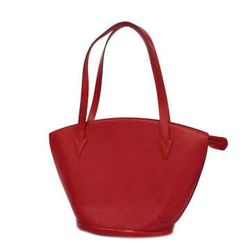 LOUIS VUITTON Shoulder Bag Epi Saint Jacques M52267 Castilian Red Women's