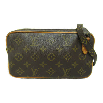 LOUIS VUITTON Pochette Marly Bandlier Brown Monogram PVC coated canvas M51828