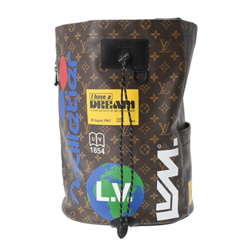 LOUIS VUITTON M44615 Men's Backpack Brown,Monogram