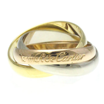 CARTIER Trinity Pink Gold [18K],White Gold [18K],Yellow Gold [18K] Fashion No Stone Band Ring Gold