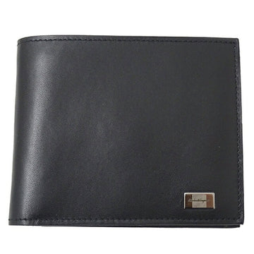 SALVATORE FERRAGAMO Ferragamo Wallet Men's Brand Bifold Leather Black Brown