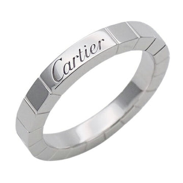 CARTIER Ring for Women, 750WG Lanier, White Gold, #49, Size 9, Polished