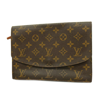 LOUIS VUITTON Clutch Bag Monogram Pochette Lava 23 M51940 Brown Ladies