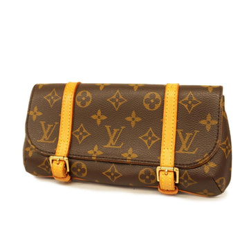 LOUIS VUITTON Waist Bag Monogram Pochette Marel M51159 Brown Women's