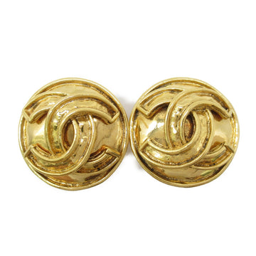 CHANEL Earring Earring Gold Gold Plated Gold