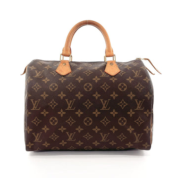 LOUIS VUITTON Speedy 30 M41526 Handbag Monogram Canvas/Nubuck Leather Brown Women's F4013880