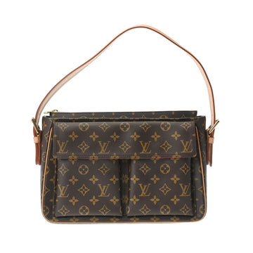 LOUIS VUITTON Monogram Vivacite GM Brown M51163 Women's Canvas Handbag