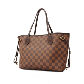 LOUIS VUITTON Tote Bag Damier Neverfull PM N51109 Ebene Women's