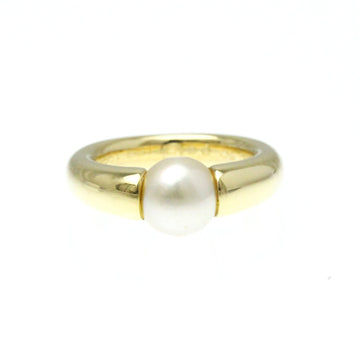 CARTIER Pearl Ring Yellow Gold [18K] Fashion Pearl Band Ring Gold