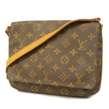 LOUIS VUITTON Shoulder Bag Monogram Musette Tango Short Strap M51257 Brown Ladies