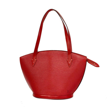 LOUIS VUITTON Shoulder Bag Epi Saint Jacques M52267 Castilian Red Women's