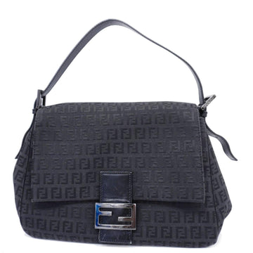 FENDI handbag zucchino nylon canvas black ladies