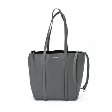 BALENCIAGA Everyday Tote XS 489813 Leather Grey S-155706