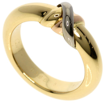 CARTIER Thread Three Color #53 Ring K18 Yellow Gold/K18WG/K18PG Women's