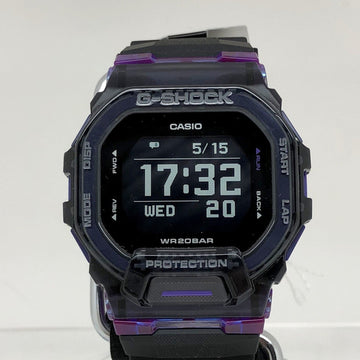 CASIOG-SHOCK  Watch GBD-200SM-1A6JF G-SQUAD Black Purple Digital Bluetooth Model Men's Mikunigaoka Store ITBE1AHYR2IE