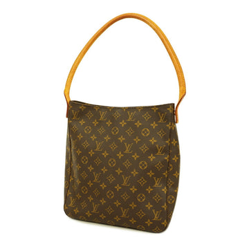 LOUIS VUITTON Shoulder Bag Monogram Looping GM M51145 Brown Ladies