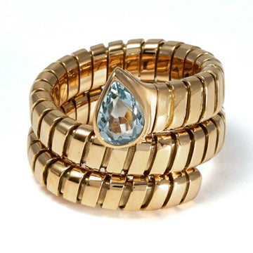 BVLGARI Bulgari Tubogas 18K Yellow Gold Ring