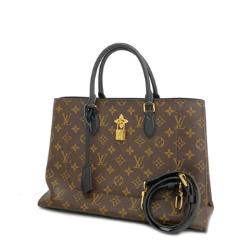 LOUIS VUITTON Handbag Monogram Flower Tote M43550 Brown Ladies