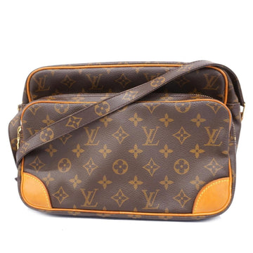 LOUIS VUITTON Shoulder Bag Monogram Nile M45244 Brown Ladies