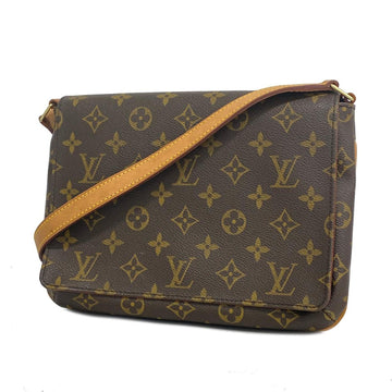 LOUIS VUITTON Shoulder Bag Monogram Musette Tango Short Strap M51257 Brown Women's