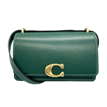 COACH Bandit Crossbody Shoulder Bag Green Leather Women's CD724