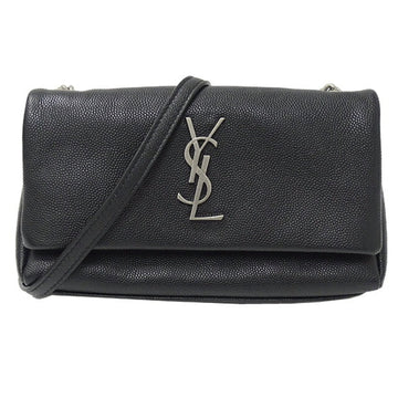 SAINT LAURENT Bag Women's Shoulder Leather Sunset Black 601314 Compact